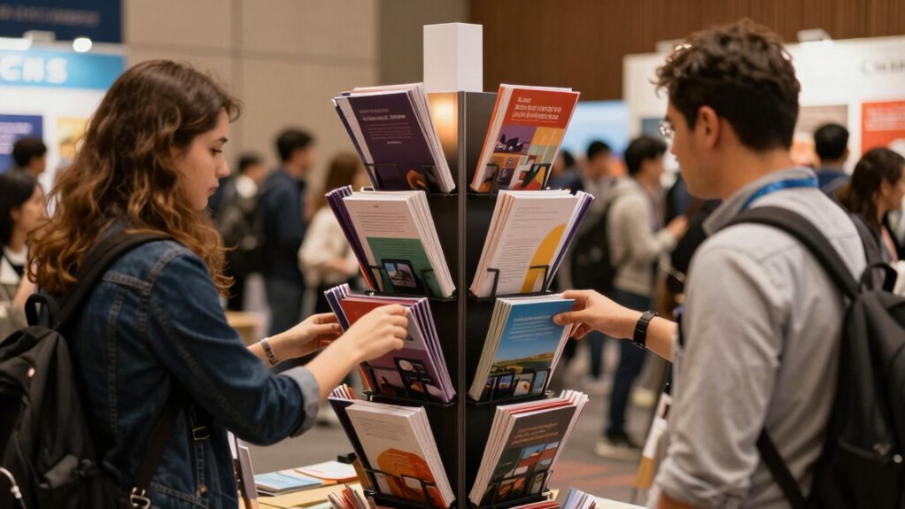 event literature displays