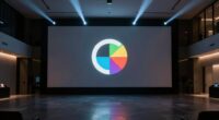 logo projection at events