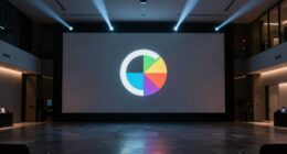 logo projection at events