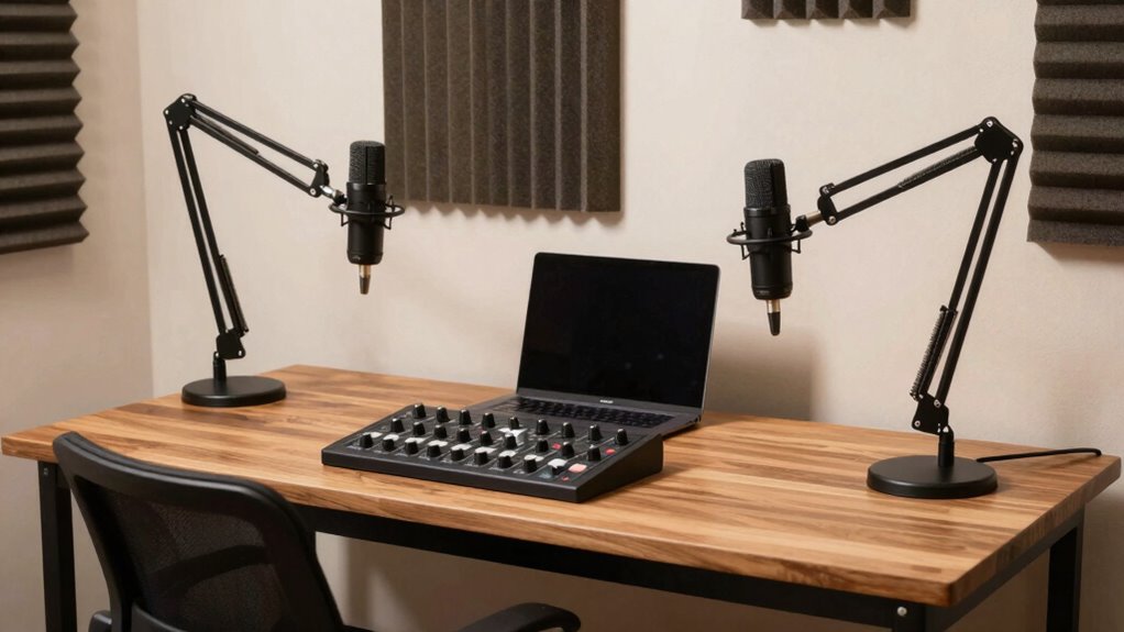 Why Podcast Furniture Desks Matter for Workflow, Not Just Looks 2 optimal podcast recording environment