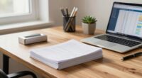 optimize desk document placement