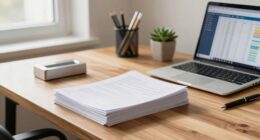 optimize desk document placement