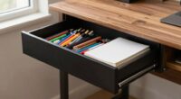 organized workspace for creativity