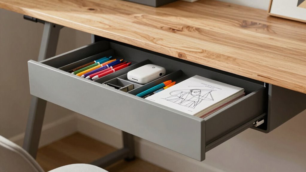 organized workspace with ergonomic benefits