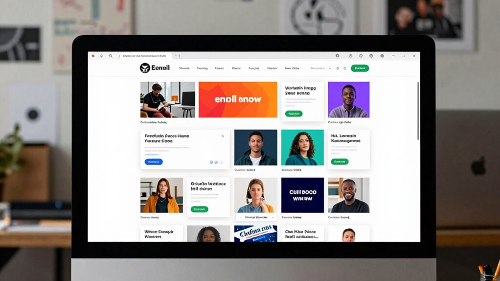 overcrowded email designs