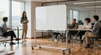 portable whiteboard cart