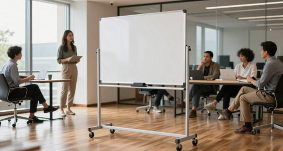 portable whiteboard cart