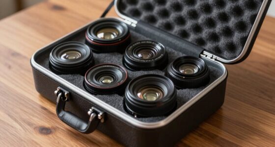 protecting lenses during expansion