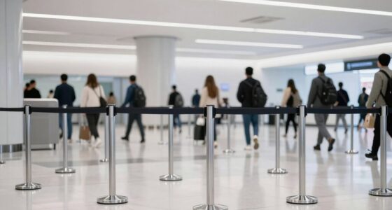 streamlined queue barrier system