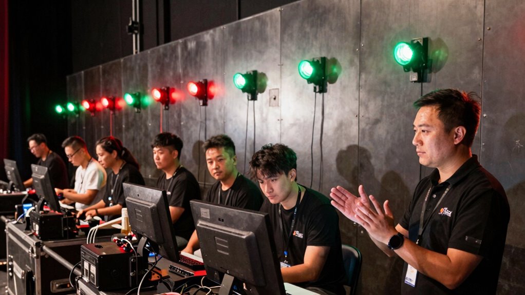 visual cues ensure seamless coordination