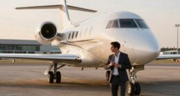 Bombardier Global 8000 Sets Speed Record On LA-Farnborough Route