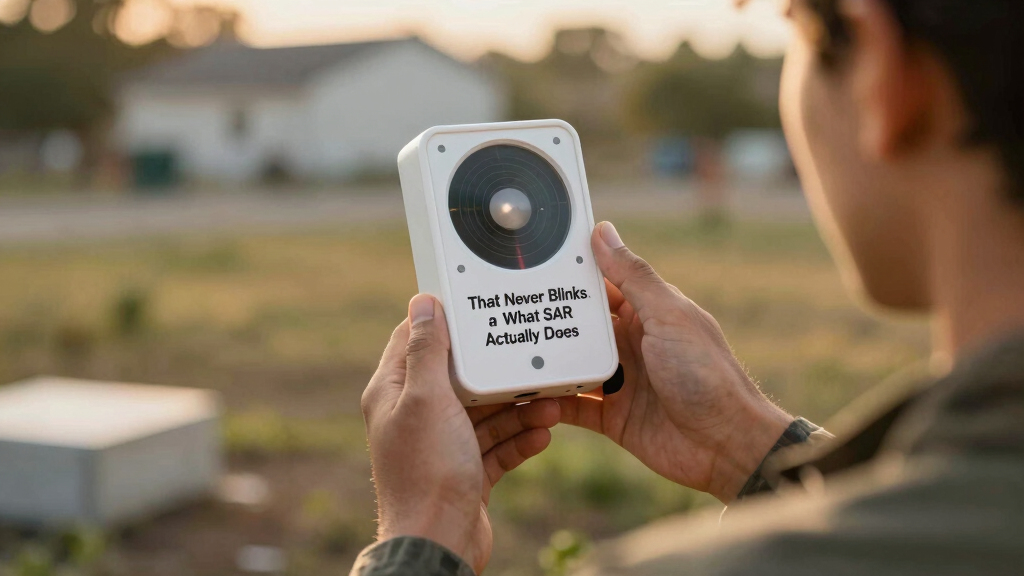 Radar That Never Blinks: What SAR Actually Does — for Companies, Institutions, and Governments