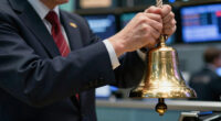 Trump rings Wall Street's opening bells as he ties his presidency to stock market gains