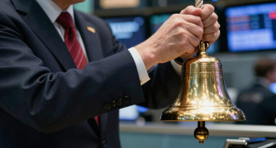 Trump rings Wall Street's opening bells as he ties his presidency to stock market gains